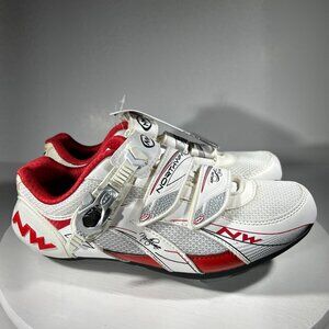 NEW Northwave NW Venus Mens Cycling Shoes Size 8 Passion Airflow White MTB Bike